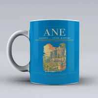 Thumbnail for Angers – Loire Airport (ANE) airport code design on turquoise ceramic mug