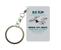 Thumbnail for DJI Flip Key Chain design on light gray key chain