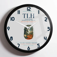 Thumbnail for Tallahassee International Airport (TLH) design on light gray framed wall clock