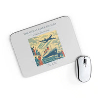 Thumbnail for VINTAGE G4307 - The Ocean Liner Rivalry - Designed Mouse Pads design on lightgray rectangle