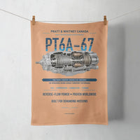 Thumbnail for PT6A-67 design on orange towel