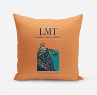 Thumbnail for Klamath Falls Airport (LMT) design on orange pillow
