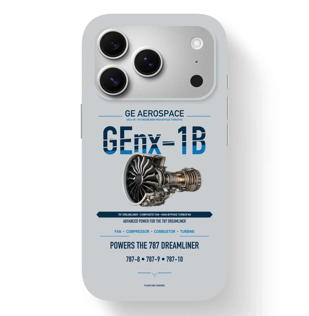 GEnx-1B Case design on light gray iphone case