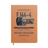 Thumbnail for FJ44-4 design on orange notebook