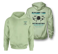Thumbnail for DJI FlyCart 100 design on light green hoodie