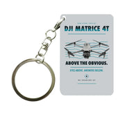 Thumbnail for DJI Matrice 4T Key Chain design on light gray key chain
