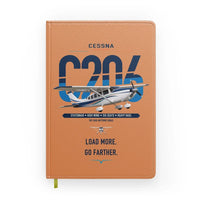 Thumbnail for Cessna 206 Stationair design on orange notebook