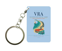 Thumbnail for Juan Gualberto Gómez Airport (VRA) design on light blue key chain