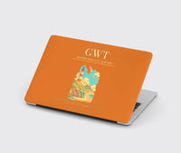 Thumbnail for Westerland Sylt Airport (GWT) design on orange MacBook case