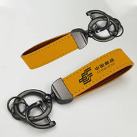 Thumbnail for China Postal Airlines Horseshoe Buckle key chain in yellow
