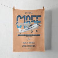 Thumbnail for Cessna A185F Skywagon design on orange towel