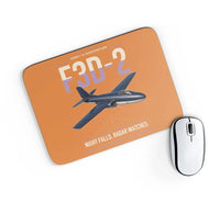 Thumbnail for F3D-2 Skyknight design on orange rectangle mouse pad