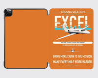 Thumbnail for Cessna Citation Excel design on orange ipad tablet case