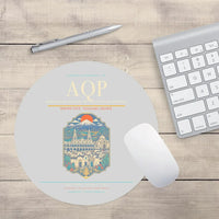 Thumbnail for Rodriguez Ballon International Airport AQP Mouse-Pad Round - Light Gray