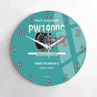 Thumbnail for PW1900G design on turquoise no frame wall clock