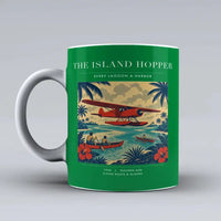 Thumbnail for VINTAGE G4024 - The Island Hopper - Ceramic Mug design on green