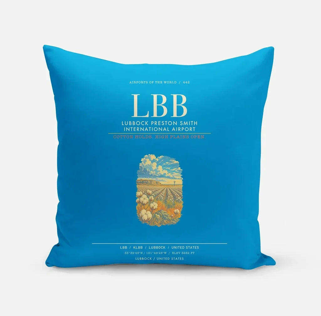 Lubbock Preston Smith International Airport LBB - Turquoise