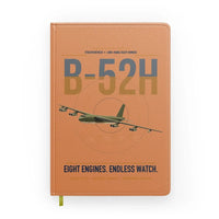 Thumbnail for B-52H Stratofortress design on orange notebook