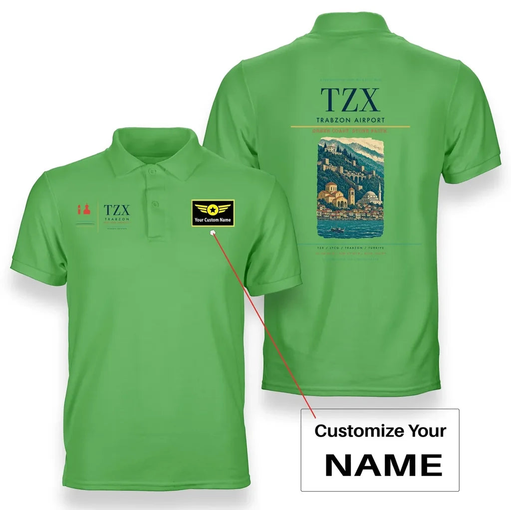 Trabzon Airport TZX Light Green+Name