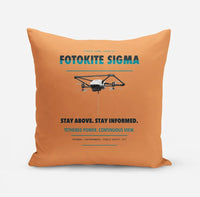 Thumbnail for Fotokite Sigma design on orange pillow