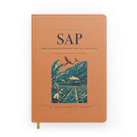 Thumbnail for Ramón Villeda Morales International Airport (SAP) design on orange notebook