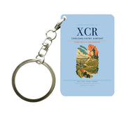 Thumbnail for Châlons-Vatry Airport (XCR) design on light blue key chain