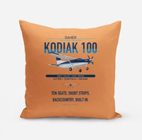 Thumbnail for Daher Kodiak 100 Series III design on orange pillow