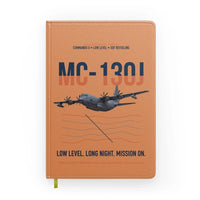 Thumbnail for MC-130J COMMANDO II design on orange notebook