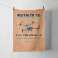 Thumbnail for DJI Matrice 30 design on orange towel