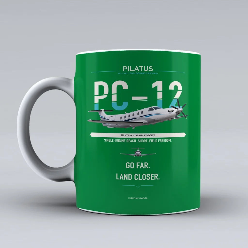 PRO Mug design on green pc 12