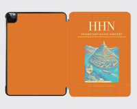 Thumbnail for Frankfurt-Hahn Airport (HHN) design on orange ipad tablet case