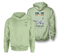Thumbnail for EP-3E ARIES II design on light green double-side hoodie, double-side print