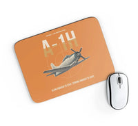 Thumbnail for A-1H Skyraider design on orange rectangle mouse pad