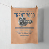 Thumbnail for TRENT 7000 design on orange towel