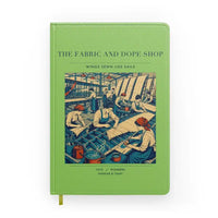 Thumbnail for VINTAGE G4168 - The Fabric And Dope Shop - Designed Notebooks design on lightgreen