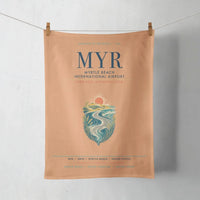 Thumbnail for Myrtle Beach International Airport (MYR) design on orange towel