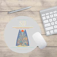 Thumbnail for Sarajevo International Airport SJJ Mouse-Pad Round - Light Gray