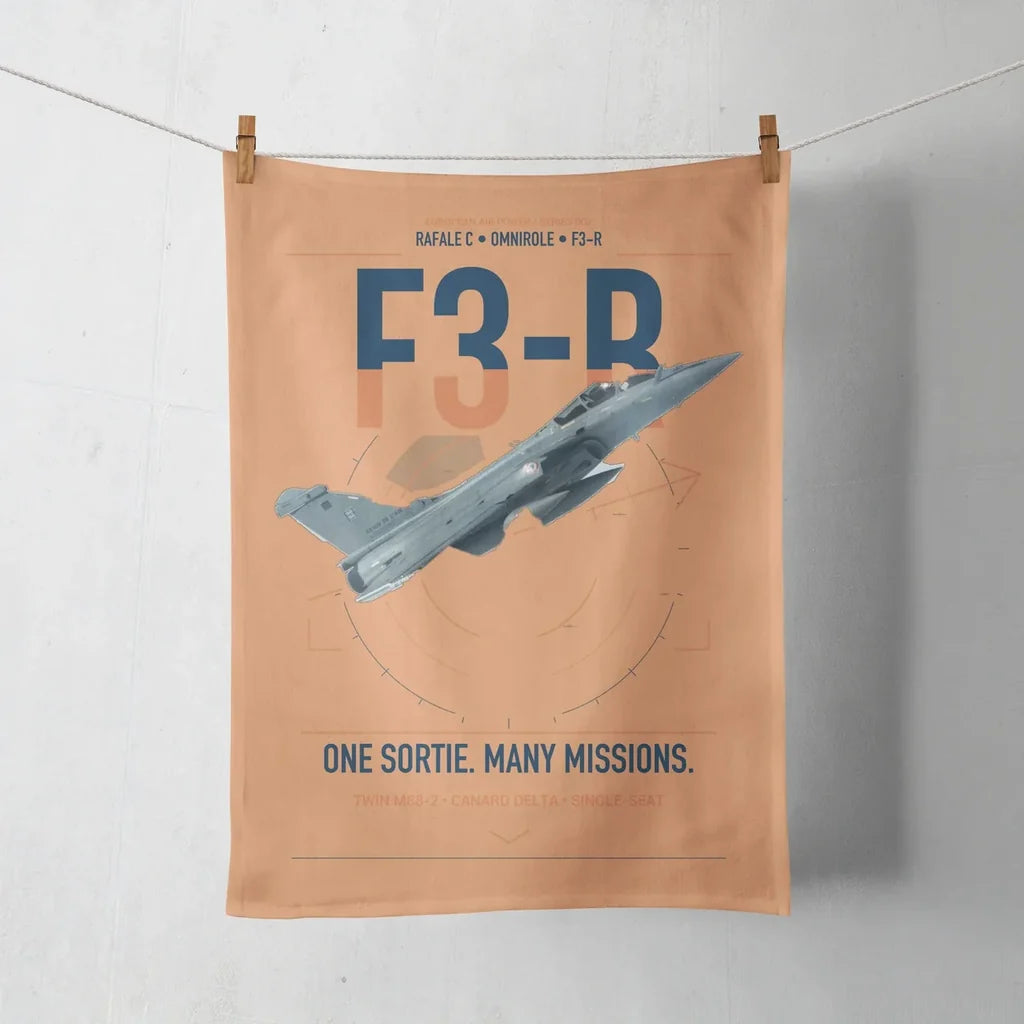 Dassault Rafale C — F3-R standard design on orange towel