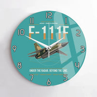 Thumbnail for F-111F Aardvark design on turquoise no frame wall clock
