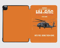 Thumbnail for Sikorsky HH-60G Pave Hawk design on orange ipad tablet case