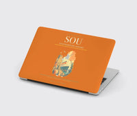 Thumbnail for Southampton Airport (SOU) design on orange MacBook case