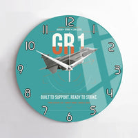 Thumbnail for SEPECAT Jaguar GR1 design on turquoise no frame wall clock