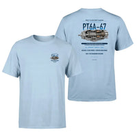 Thumbnail for PT6A-67 design on light blue t shirt