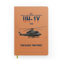 Thumbnail for Bell UH-1Y Venom design on orange notebook
