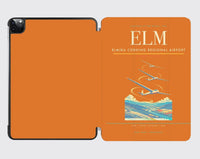 Thumbnail for Elmira Corning Regional Airport (ELM) design on orange ipad tablet case