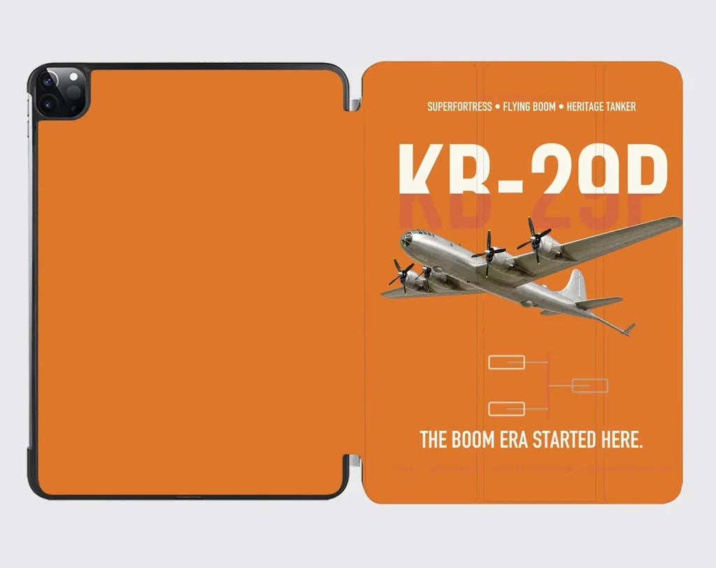 KB-29P SUPERFORTRESS design on orange ipad tablet case