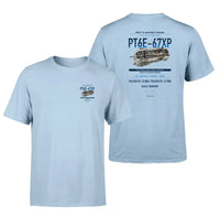 Thumbnail for PT6E-67XP design on light blue t shirt