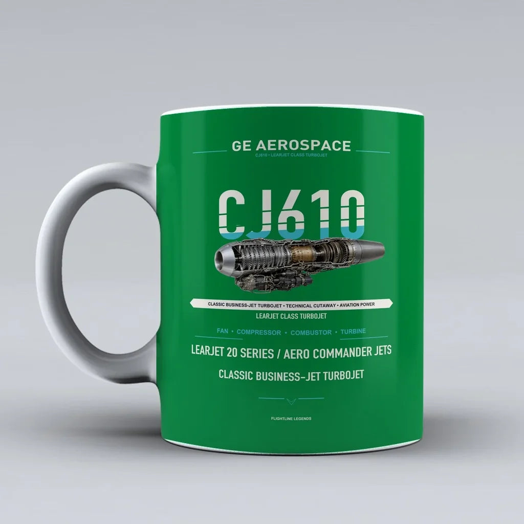 Mug design on green cj610