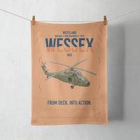 Thumbnail for Westland Wessex HU5 design on orange towel