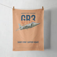 Thumbnail for Hawker Siddeley Harrier GR3 design on orange towel